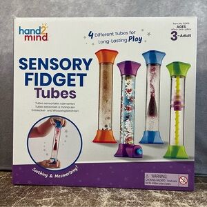 Learning Resources Hand2mind Four Sensory Fidget Tubes Ages 3+ Item 92419